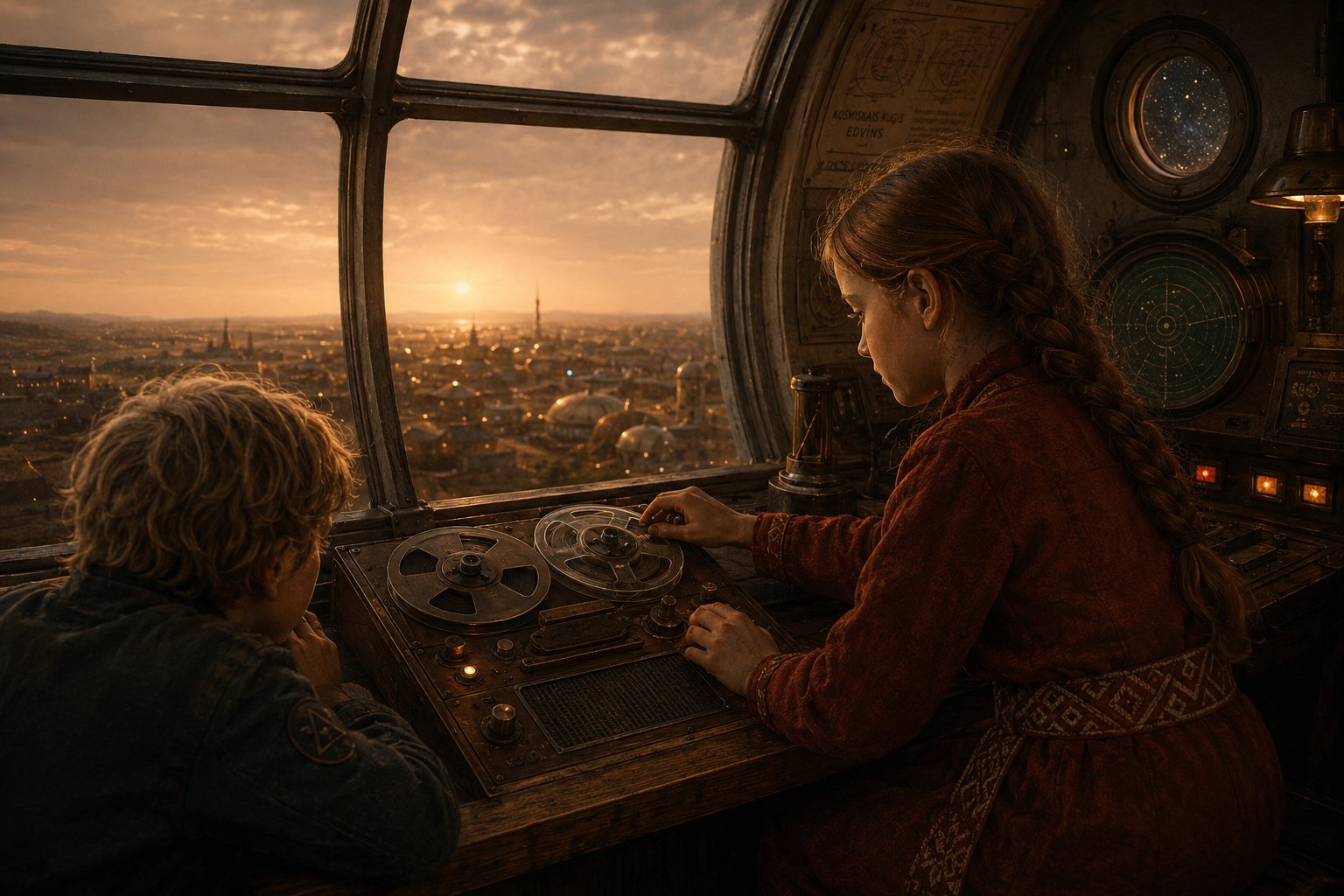 The recording aboard the ship