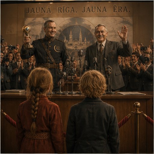 The press conference — history being written