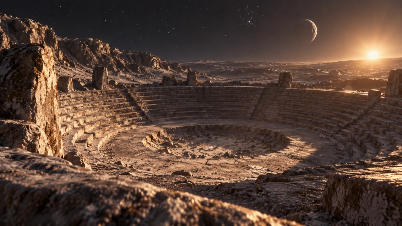 The Ceres amphitheatre at morning