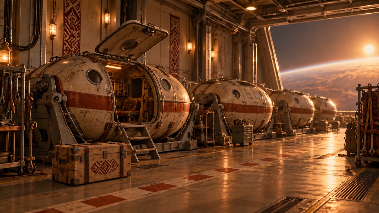 The lifeboat bay
